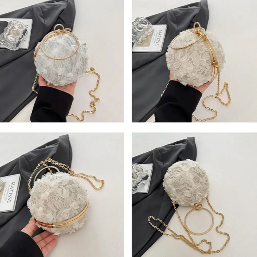 عادية التطريز مساء مأدبة حقيبة سعة كبيرة الدانتيل الكرة حقيبة يد حقيبة كروسبودي حقيبة كتف مخلب محفظة المرأة
