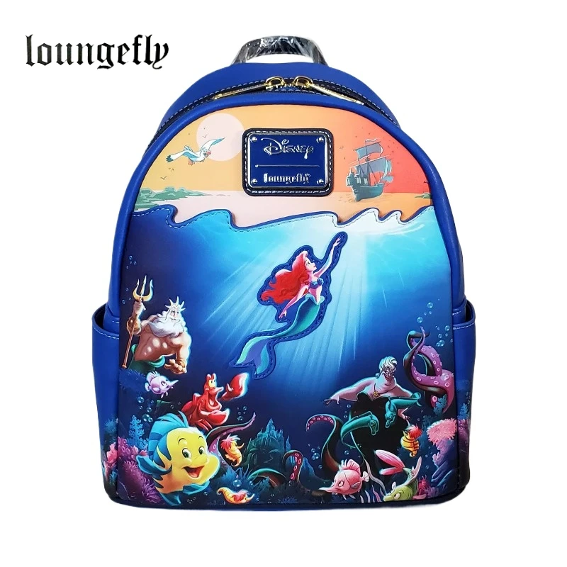 Loungefly Disney The Little Mermaid Scene Mini Backpack Girl\'s Christmas Gift