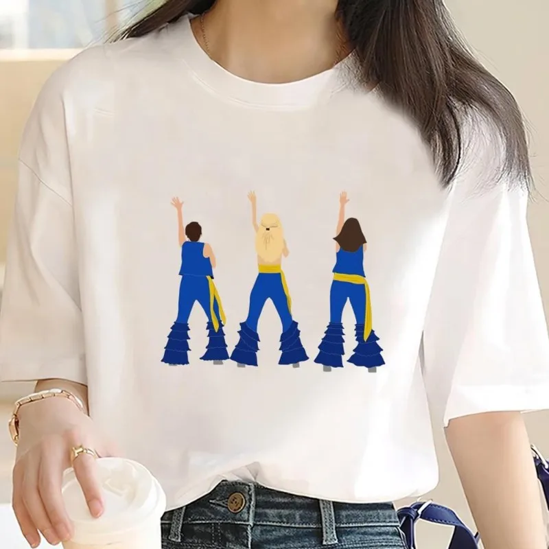 Film Musical Mamma Mia T Shirt Women Couple Combination Clothes Short Sleeve Collar Fashion Cotton