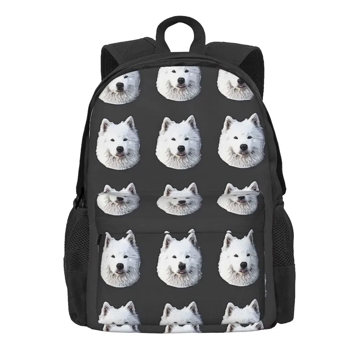 samoyede-chien-superbe-sacs-a-dos-garcons-filles-bookbag-etudiants-sacs-d'ecole-dessin-anime-enfants-sac-a-dos-voyage-sac-a-dos-sac-a-bandouliere