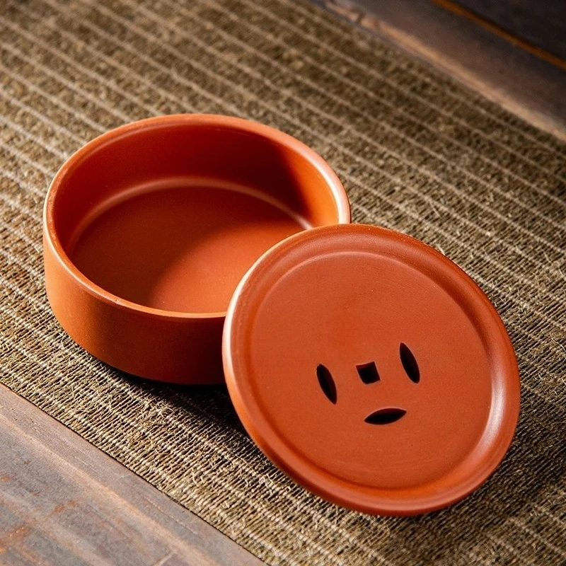 Purple Clay Water Storage Tray Small Tea Set, Kung Fu Tea Tray Chaozhou Zhu Ni Gan Soaking Platform Tea Ceremony Accessories
