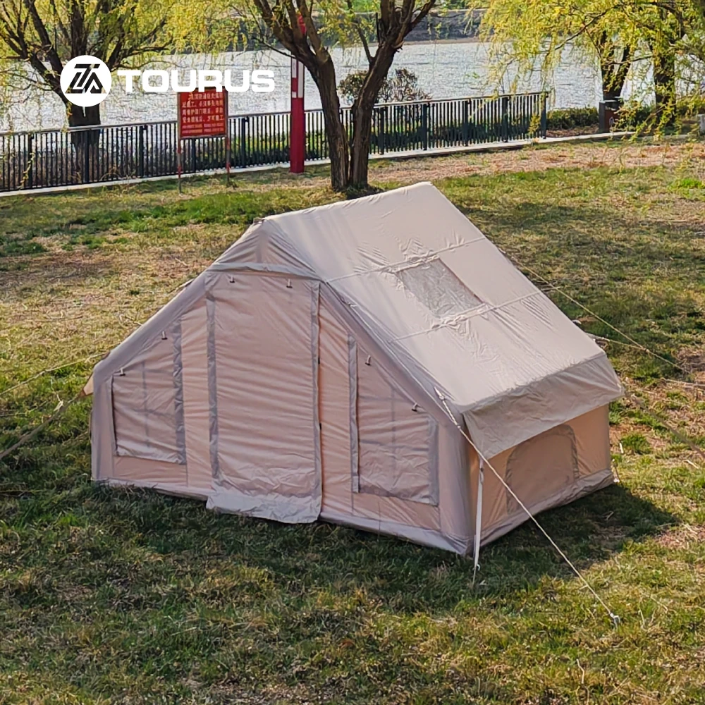 Newly Large  Tunnel Camping Tent Air Tube Outdoor Tent For Group And Family Outdoor Camping