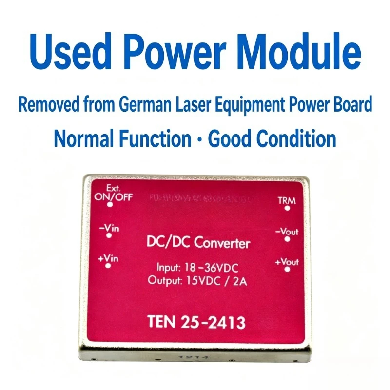 TEN25-2413 Isolated Regulated DC DC Power Converter Module, 18V to 36V Input 15V Output