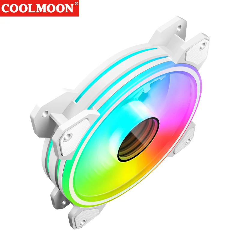 

120mm Chassis Fans 1800RPM 5V 3Pin ARGB&4Pin PWM Computer Case Cooler Hydraulic Bearing Cooling Case Fan Low Noise for PC Case