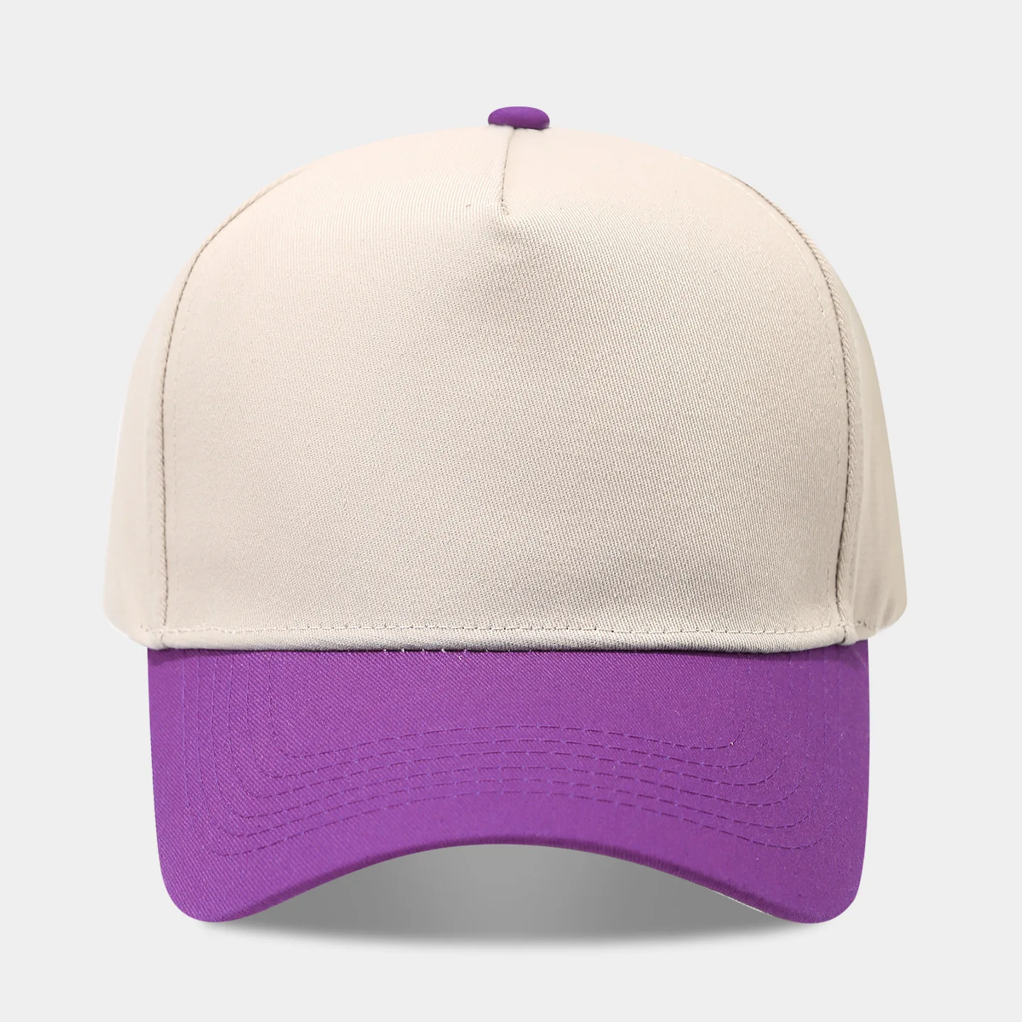 Neue farbblockierte Fünf-Panel-Baseballkappe für Damen, modischer und lässiger Sonnenhut für Herren, LKW-Fahrer-Kappe, trendig und vielseitig – Detail 13