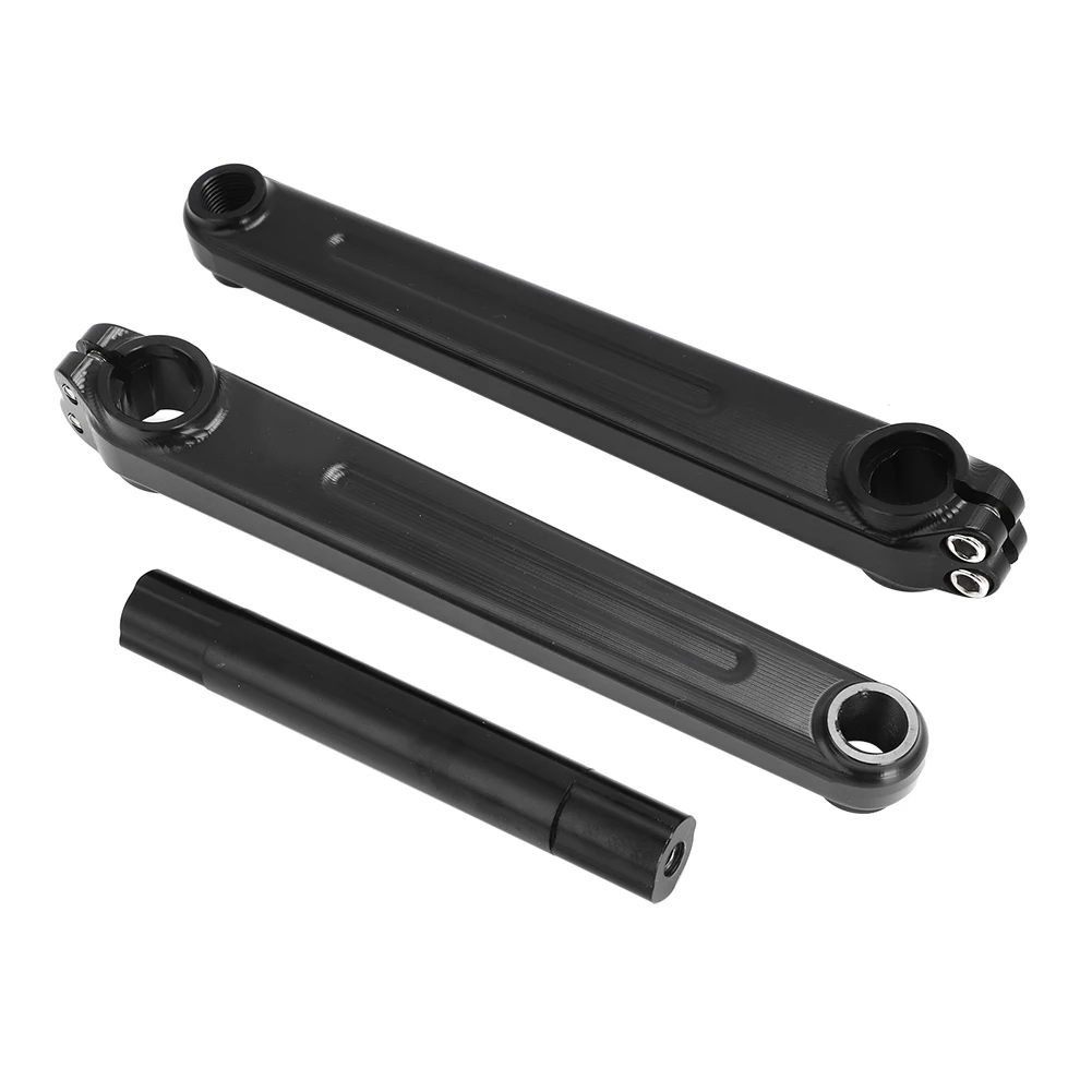 For BMX Crank arm kit Cranks Arms BMX 3-piece Cranks 175 mm Chrome Old School
