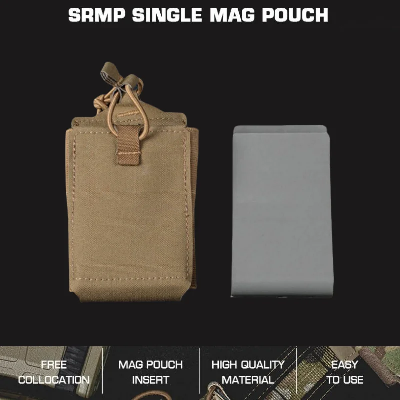 

SRMP Hunting Lightweight Mag Carrier | Single MOLLE Pouch | For Field Wilderness Adventure Accessories