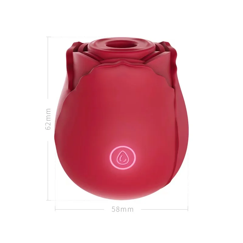 Rose Shape Vagina Sucking Insertion And Vibrator Good Nipple Sucker Oral Licking Clitoris Stimulation Sex Toys for Women image 2