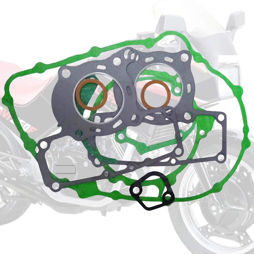 Peças de motor da motocicleta kit junta cilindro bloco cabeça capa junta conjunto almofada revisão para honda vt250 vtz250 vf250 magna250