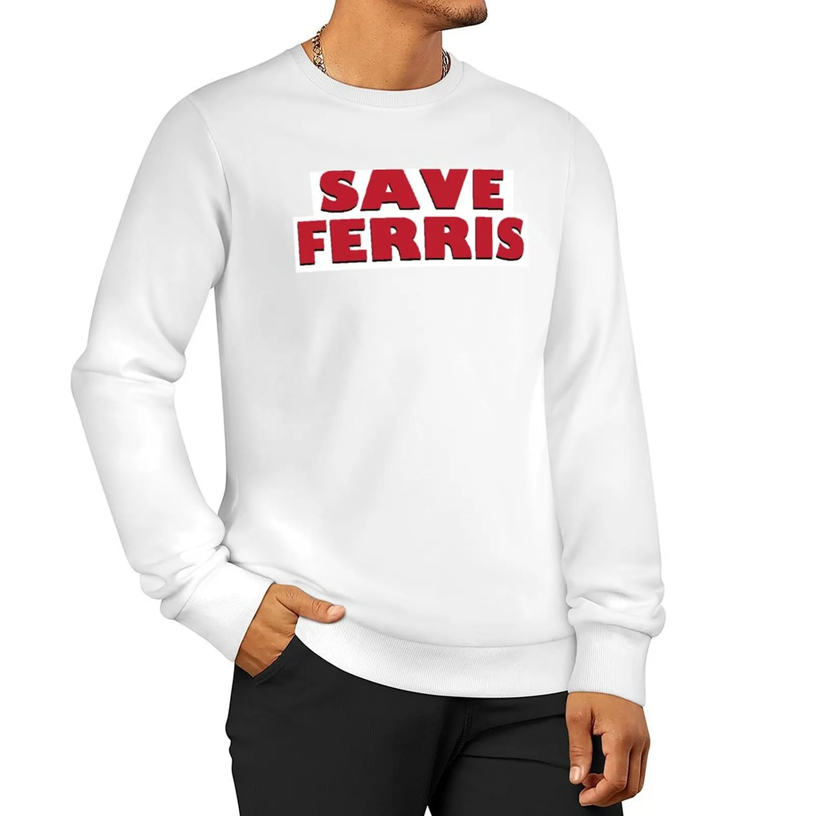 Save Ferris Sweatshirt japanese style men wear men's autumn clothes hooded sweatshirts