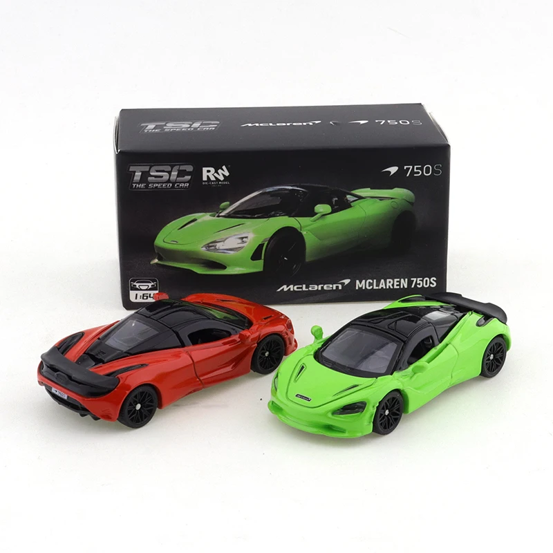 

TSC 1:64 McLaren 750S модель автомобиля спортивный автомобиль моделирование миниатюрная модель из сплава литой под давлением маленький автомобиль игрушечный мальчик коллекция орнамент