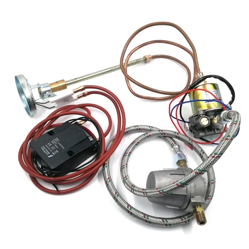 Diesel Oil Burner System with Flame Rings Ceramic Ignition Needle Oil Nozzle High Voltage Packet Accessories