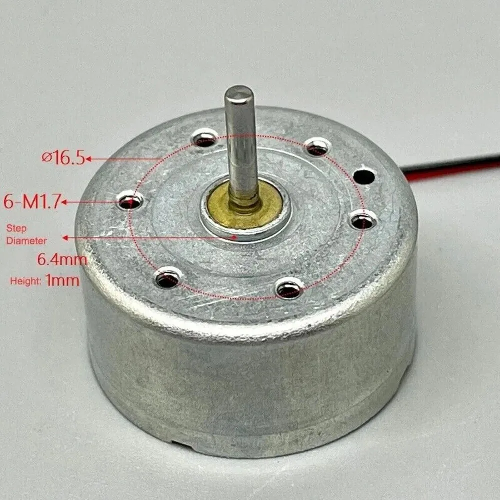 5pcs Mini= Round DC Motor RF-300CA 1.5V-6V Low Noise 10300RPM 2mm Axle For Hobbyist DIY Appliances And Robots 2026 New
