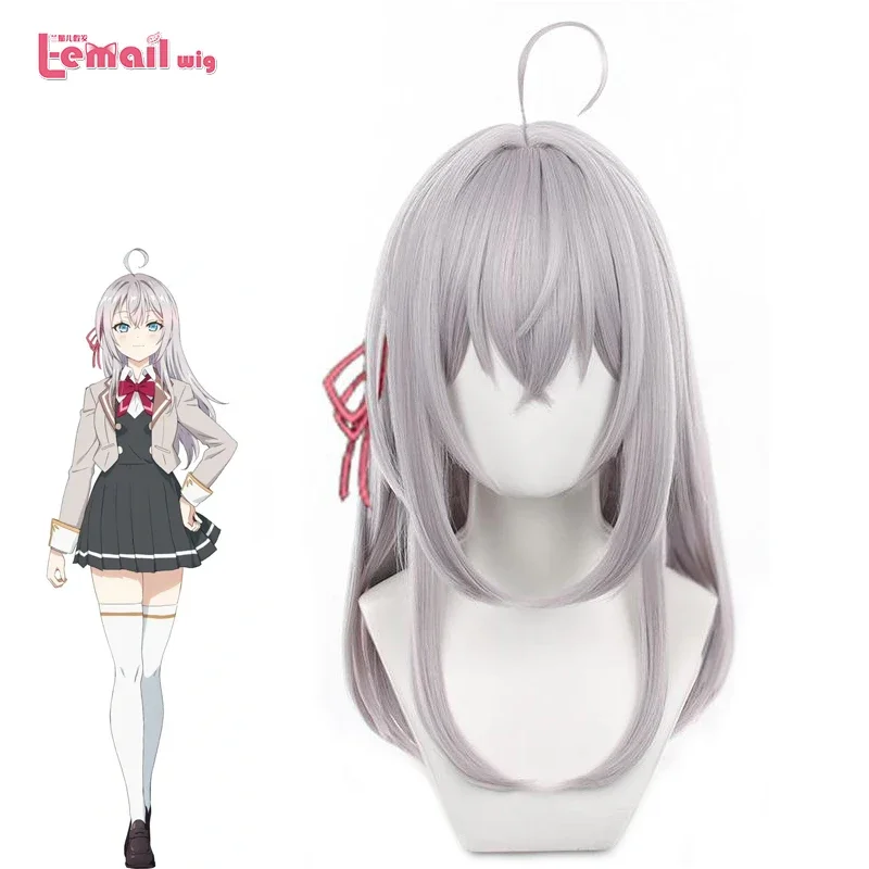 L-email perruque cheveux synthétiques Alya parfois cache ses sentimientos en ruso Alisa Mikhailovna Kujou Cosplay perruques
