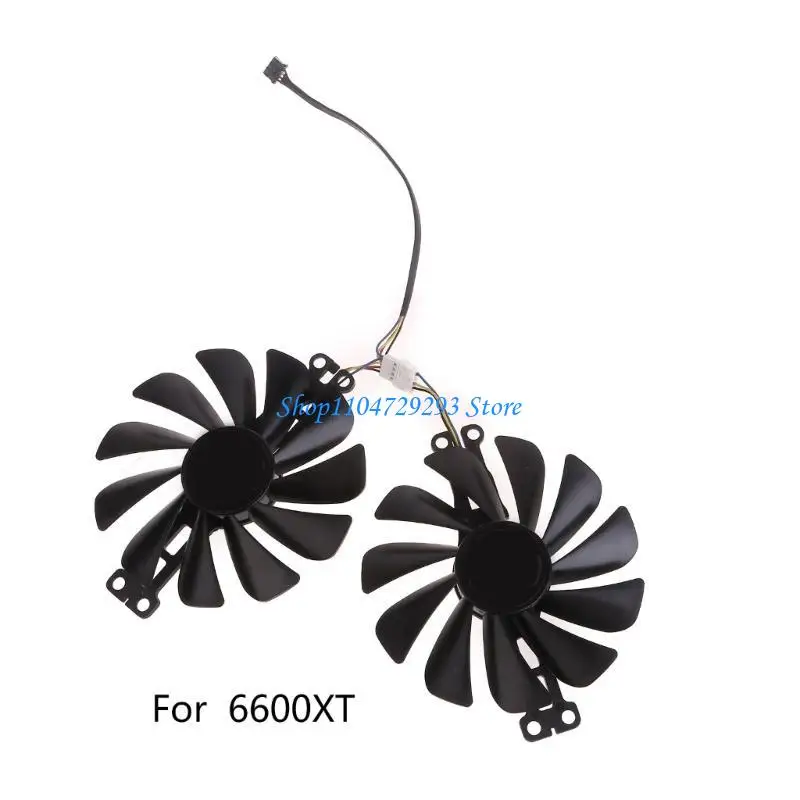 Y2GD 95mm مروحة بطاقة رسومات قوية لـ XFX Radeon RX6600 6600XT بطاقة فيديو