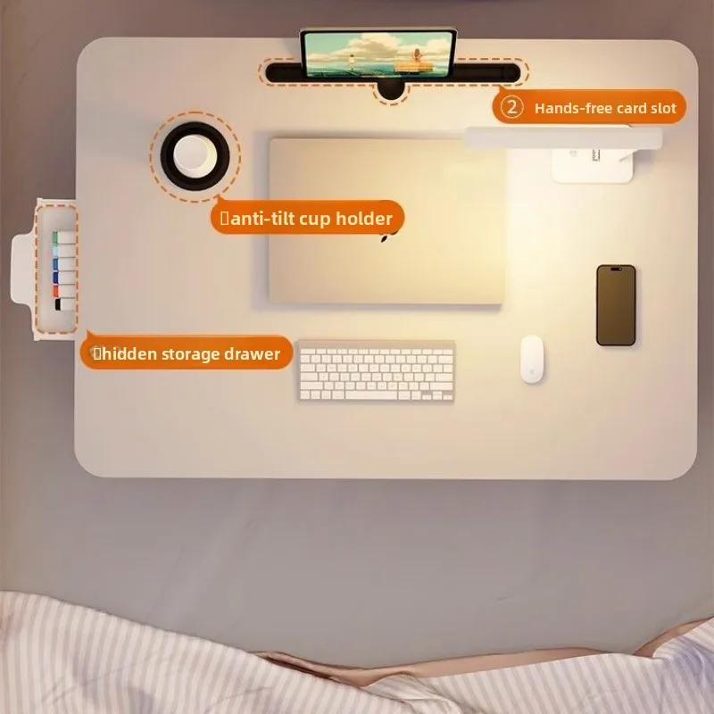 Foldable Bed Laptop Desk Dormitory Student Learning Lazy Table Bay Window Home Furniture Tables