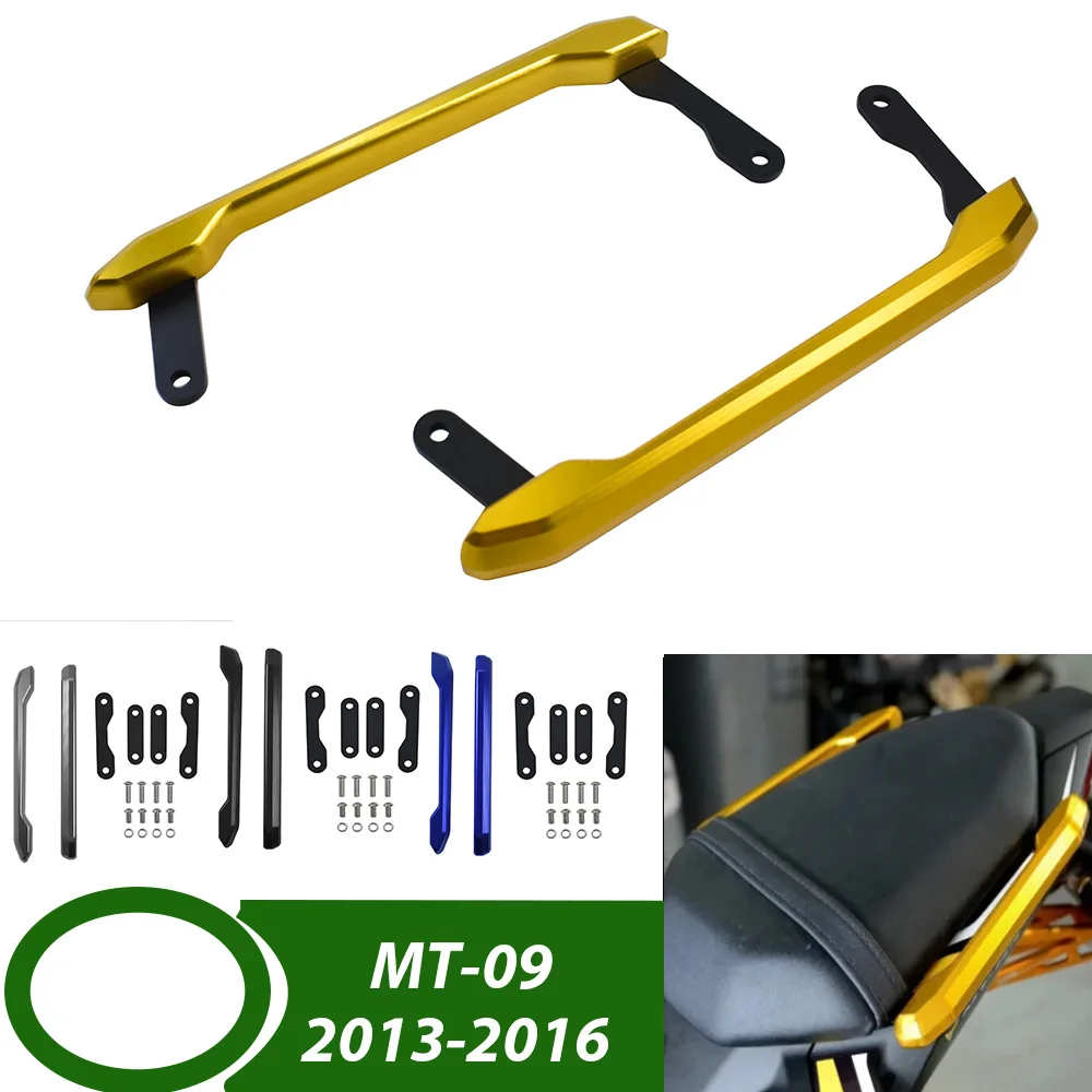 

Мотоциклетные поручни сзади для Yamaha MT 09 2013-2016 MT-09 сиденье пассажирский поручень ручка аксессуары с ЧПУ