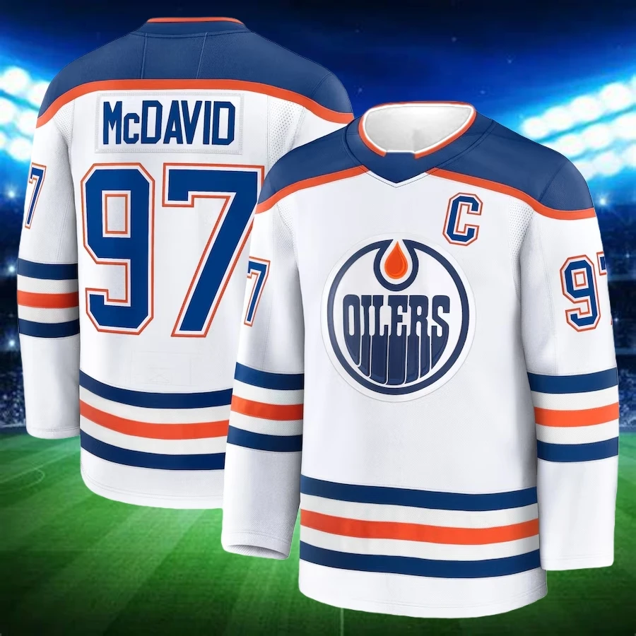 سترة ادمونتون أويلرز درايسايتل ماك دافي جريتزكي جيرسيز أويلرز لهوكي الجليد