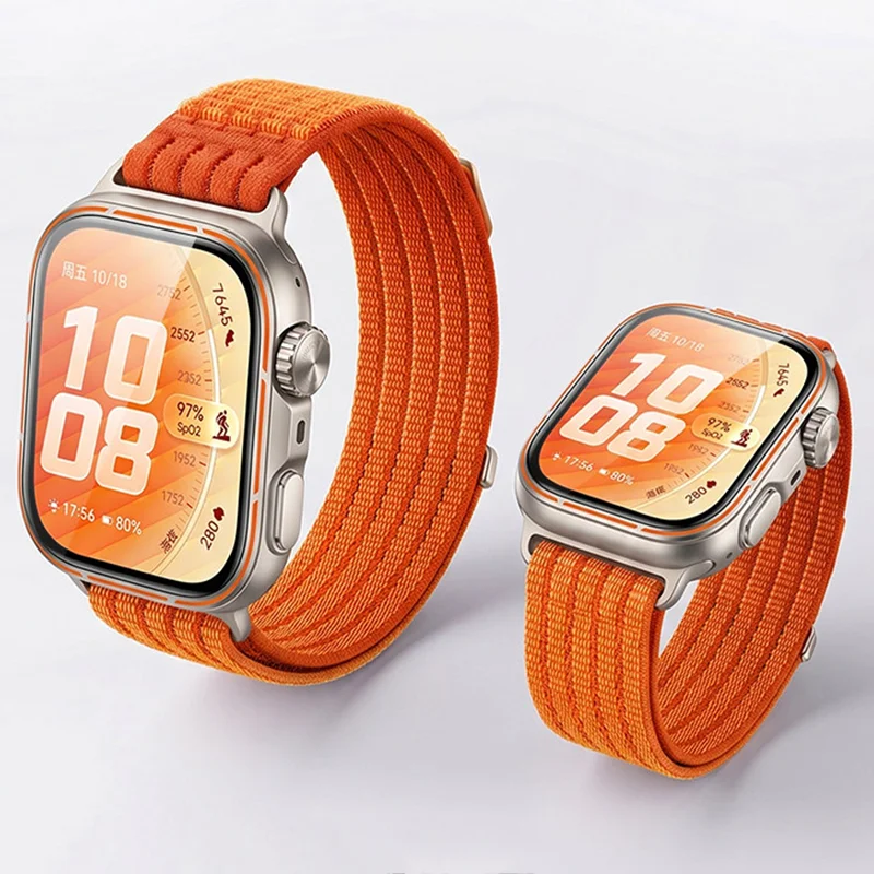 Original 1:1 Nylon-Schlaufenarmband für Huawei Watch Fit 5 Pro/4 Pro, atmungsaktives Armband-Zubehör, Huawei Watch Fit 5 4 3 Sportarmband
