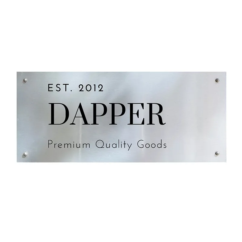 Custom Aluminum Metal Sign Aluminum Sign Warning Sign Nameplate Sign Identification Sign