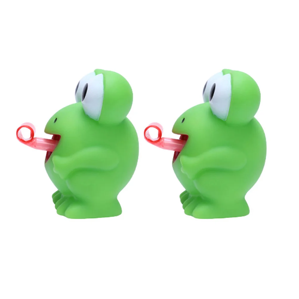 

2pcs Frog Squeeze Cartoon Animal Stress Relief Slow Rising Decompression Gift For Party Favors Office Desk Portable Squeezing