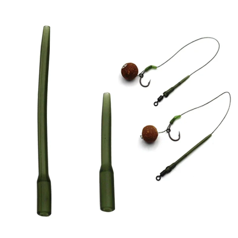 Carp Fishing Rubber Anti Tangle Sleeves 30mm/52mm Bait Needles Pop Up Boilies For Hair Ronnie Rig  Terminal Tackle Accessories