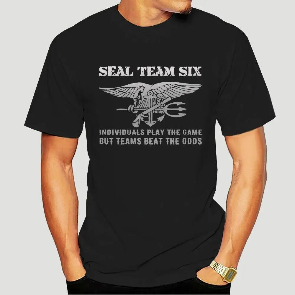 

Naval Seals Devgru NSWDG Seal Team 6 Six T-Shirt 100% Cotton O-Neck Short Sleeve Summer Casual Mens T-shirt Streetwear