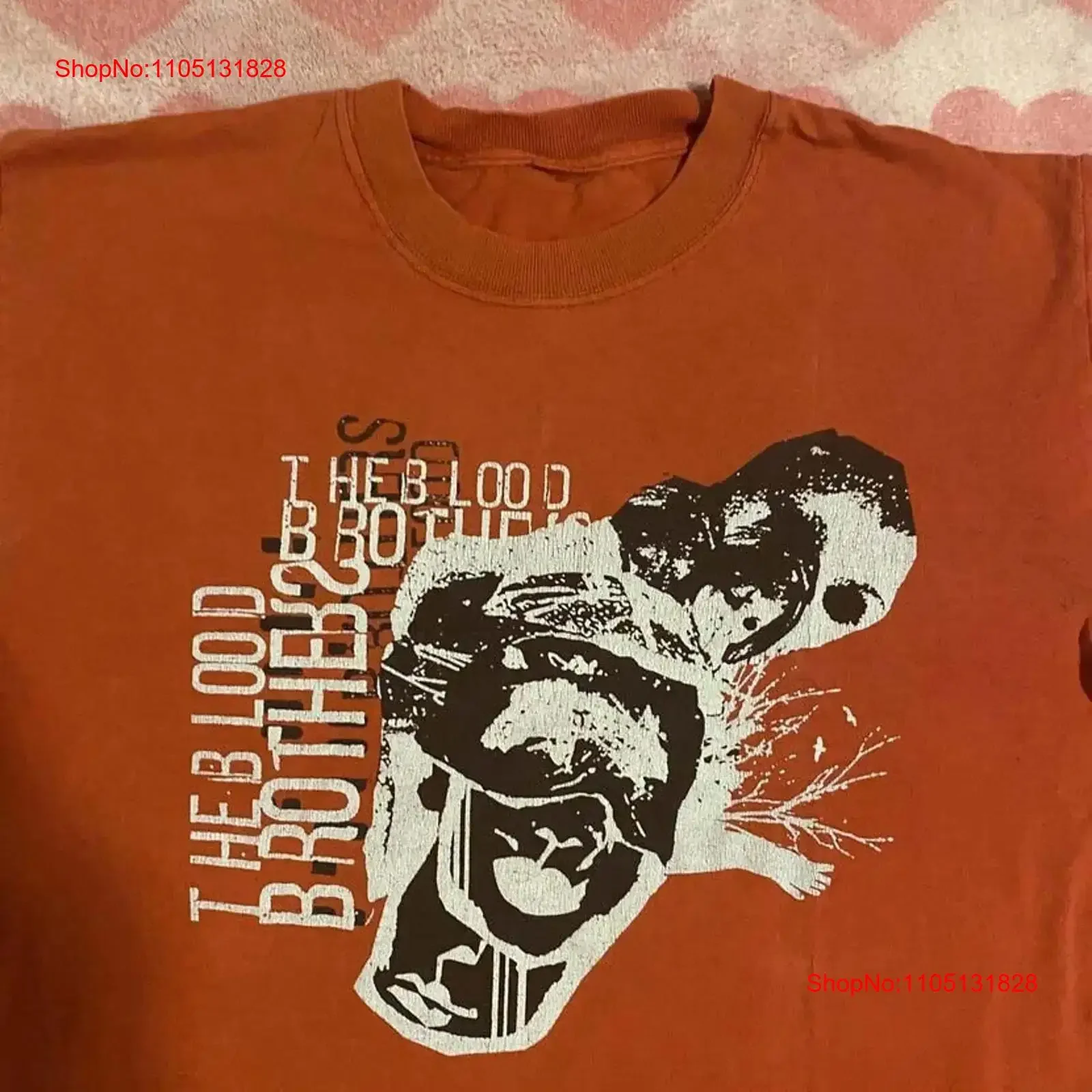 

Футболка The Blood Brothers 2003, хлопок для мужчин, S 4XL, US782, винтажный потертый топ для повседневной носки, дышащая повседневная одежда