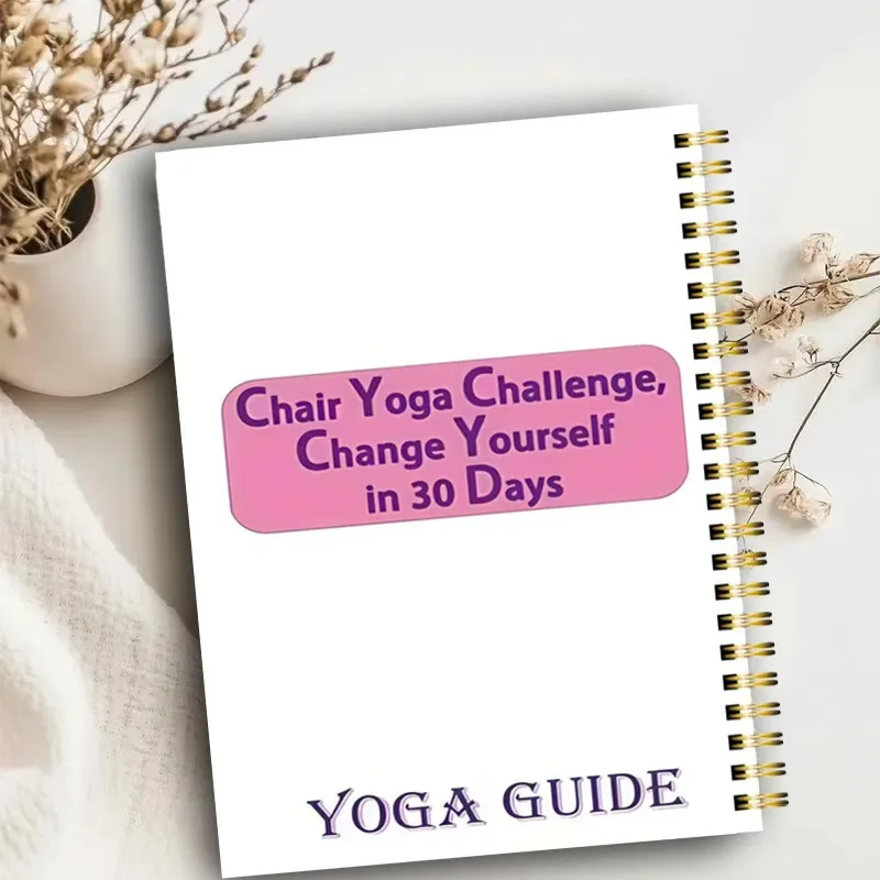 30-Day Seated Yoga Training Guide Build Muscle Weight Loss Flexible Workout Plan English Book For Seniors Adult Beginners