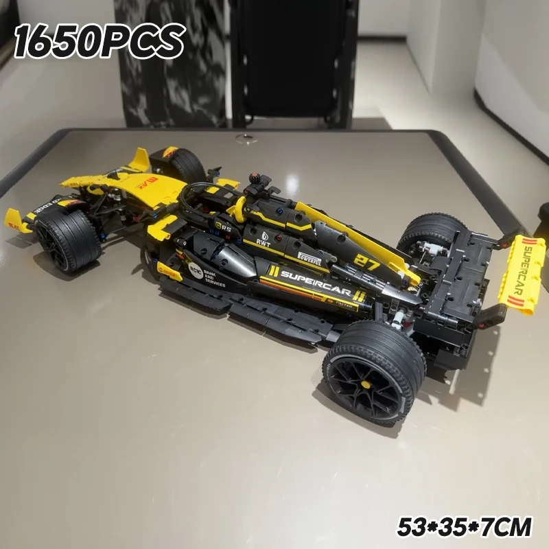 

1650pcs 1:8 MOC Technical F1 Remote Control Racing Building Blocks Bricks Assembling Model Toys for Boys Birthday Gift Set
