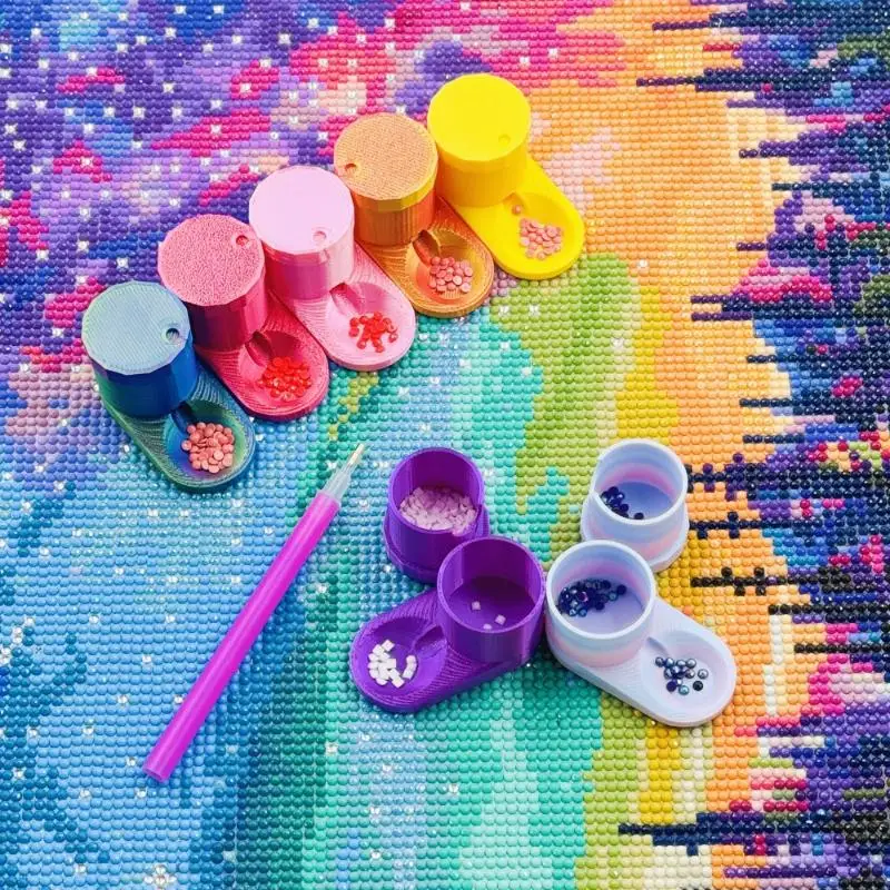 Bohrer-Sortierplatte, 3D-gedrucktes Schnellwechsel-Diamantbohrer-Sortierwerkzeug, Diamantkunst-Zubehör für 5D DIY-Bastelarbeiten – Detail 8