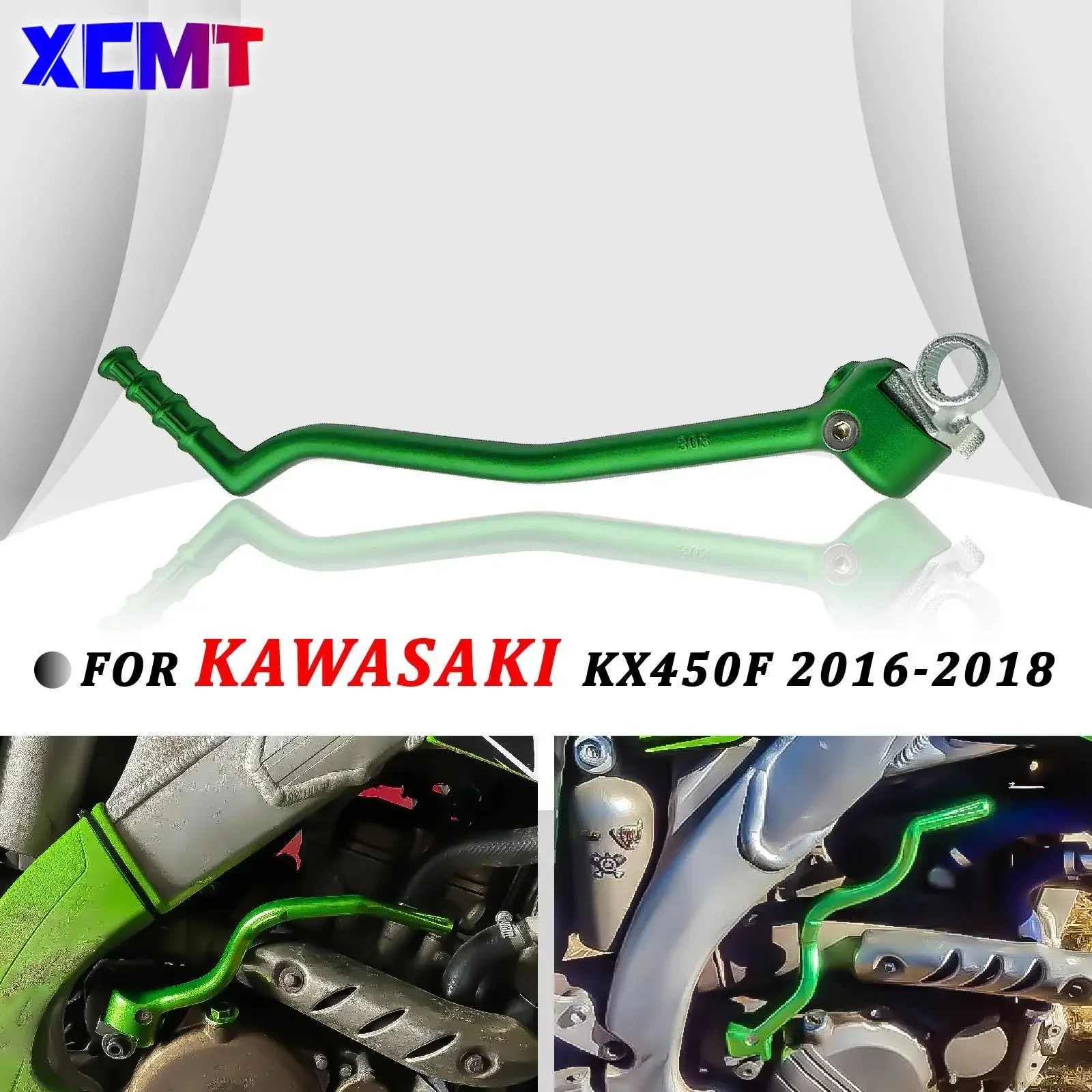 

Motorcycle CNC Aluminum Forged Kick Start Starter Lever Pedal For Kawasaki KX250F KX450F KX 250F 450F KLX450R KLX 450R Pit Bike