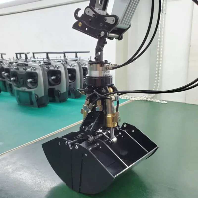 1/14 Excavator Model Clamshell Bucket Suitable for Manual Joints Suitable for 1/12 Excavator Model Accessories
