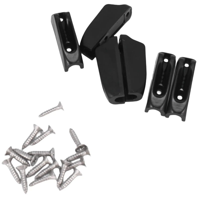 6 adet kano Kayak kordon kilit dümen kontrolü naylon kendinden kilit halat kordon gergi koşucu çapa reçel Cleat tekne aksesuarları