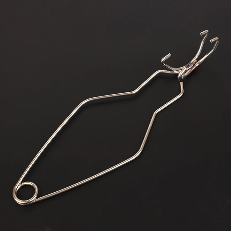 25cm Crucible Pliers Gold Melting Bowl Furnace Accessories Stainless Steel Gold Melting Bowl Clamping Pliers Crucible Tong Clamp