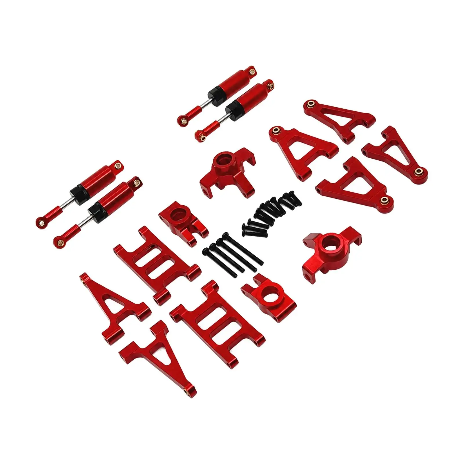 RC Thermal Car Metal Fabric Set Front Rear Shock Absorber Steering Assembly for Meijiaxin 14301 14302 14303