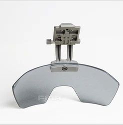 FMA Tactics Helmet Fixed ARM Visor Glasses Safety Protective Goggles 3MM Thick Lens Anti-fog Hardened Thickened
