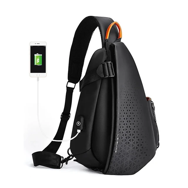 Modne męskie torby Crossbody motocyklowe wodoodporna nylonowa klatka piersiowa Casual Travel duża pojemność torba na ramię męska