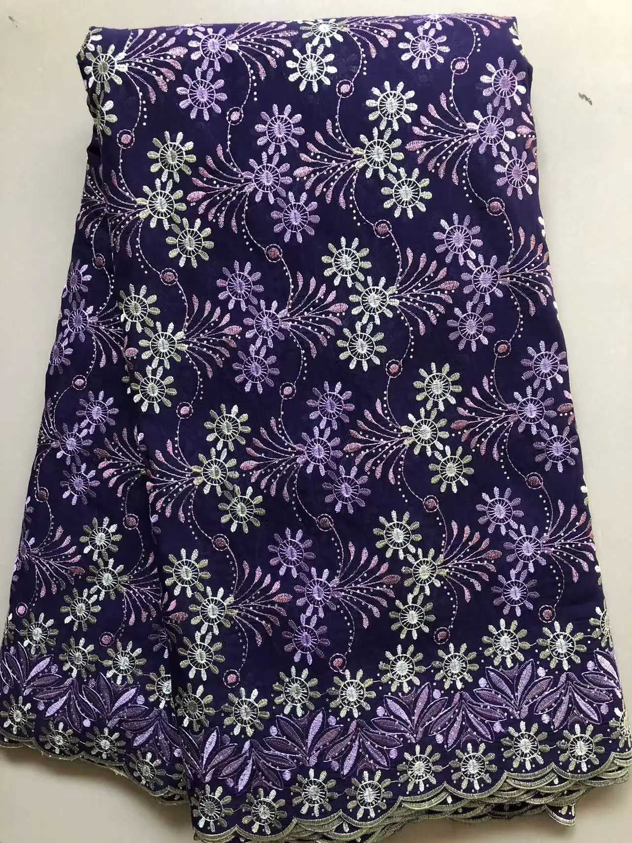 5Y السويسري فوال الدانتيل في سويسرا النيجيري الأفريقي أقمشة الدانتيل 2025 شمسيّة دانتيل عالية الجودة Tissu Dentelle القطن الدانتيل دبي النسيج #5