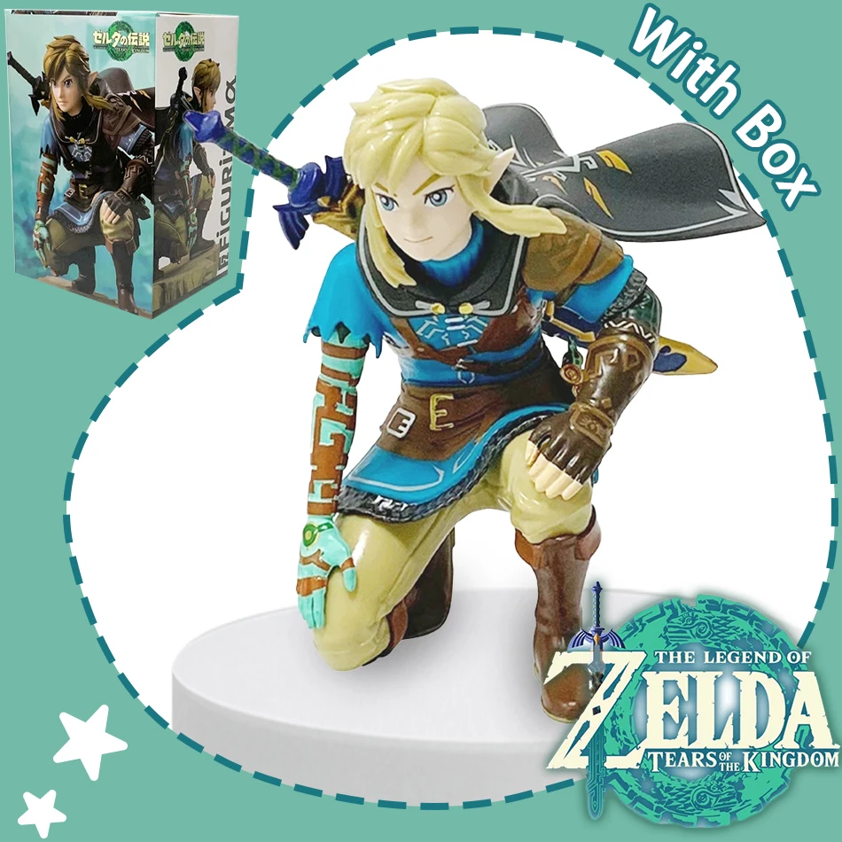 Figura de Anime de 12 cm de The Legend of Zelda, Link con el Tesoro, Figura de PVC de Monstruo, Juguete Coleccionable, Muñeco de Acción, Regalo