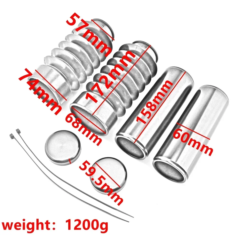 For Harley Davidson Street Bob 2018-2024 Motorcycle Front Fork Boot Slider Shock Absorber Cover Gaiters