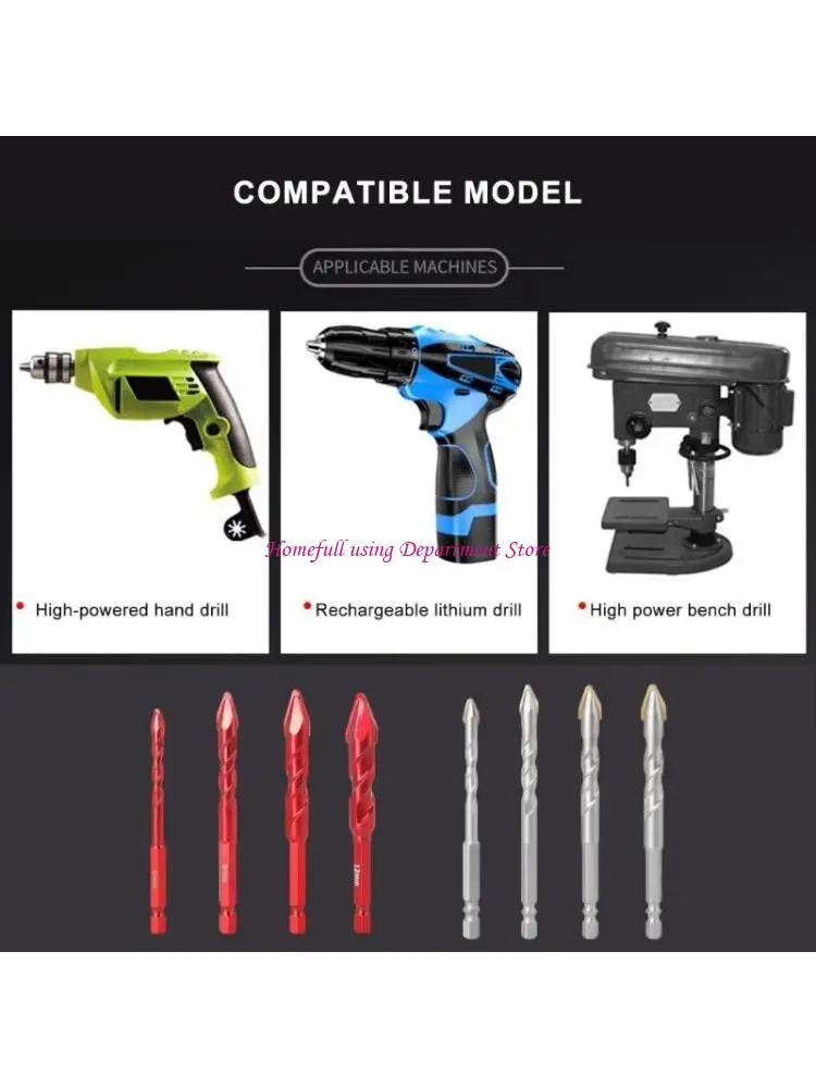 

2/3/4/5Pcs Eccentric Twist Drill Bit Obliqued Head Eccentric Drill Bit Concrete Drill Bit Industrial Drill Bits Opener