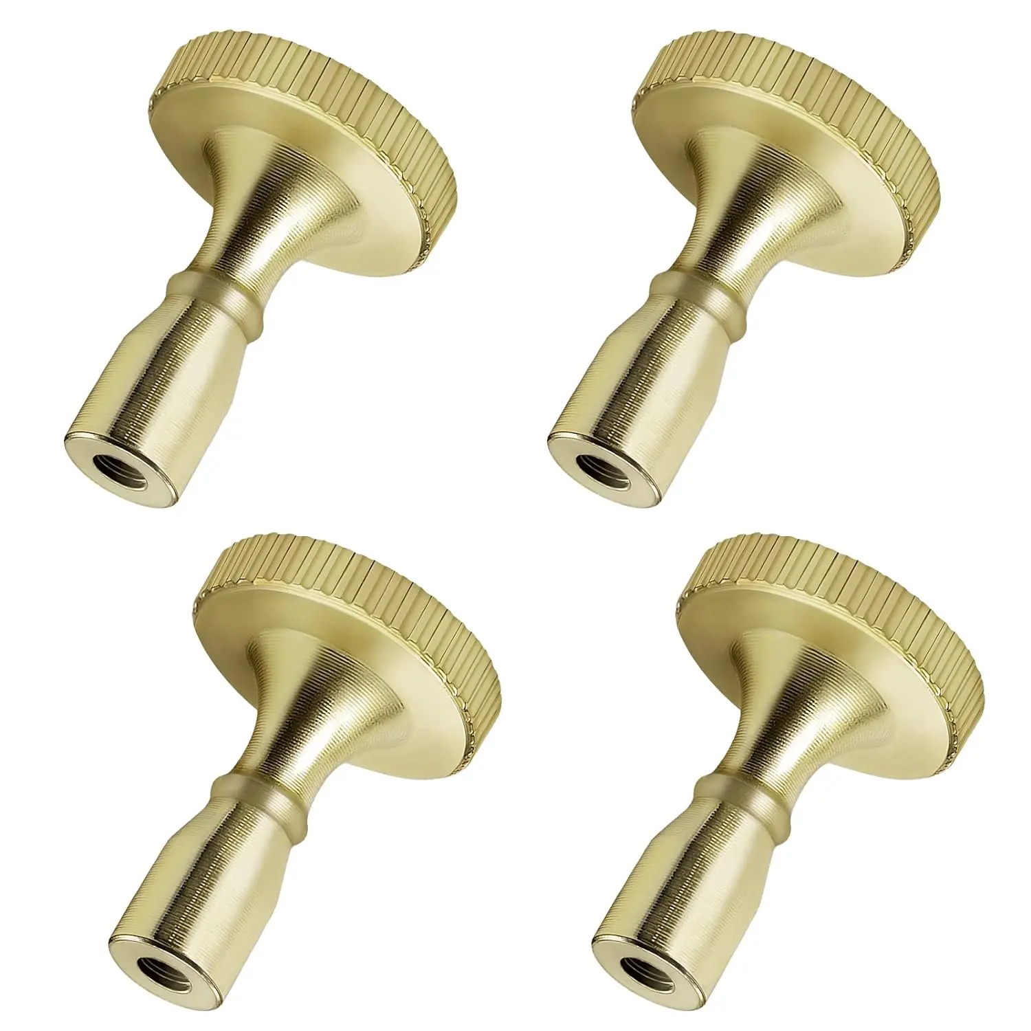 Lamp Turn On/Off Switch Knobs Replacement,Metal Lamp Switch Knob for Common Lamps,Standard Size,Champagne Gold,4 Pcs