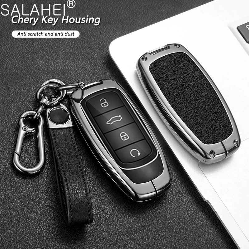 

Car Smart Remote Key Case Cover Protector Holder Shell For Chery Tiggo 8 Pro 8plus New 5 Plus 7pro Keyless Keychain Accessories