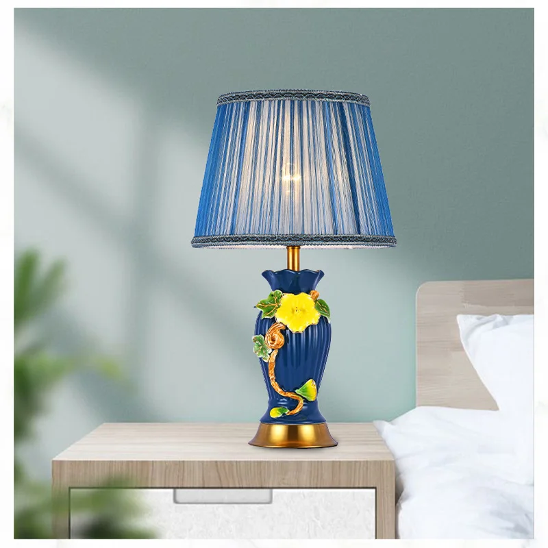 

Living Room Bedroom Bedside Lamp European Style Warm Study Desk Lamp Nordic Ins