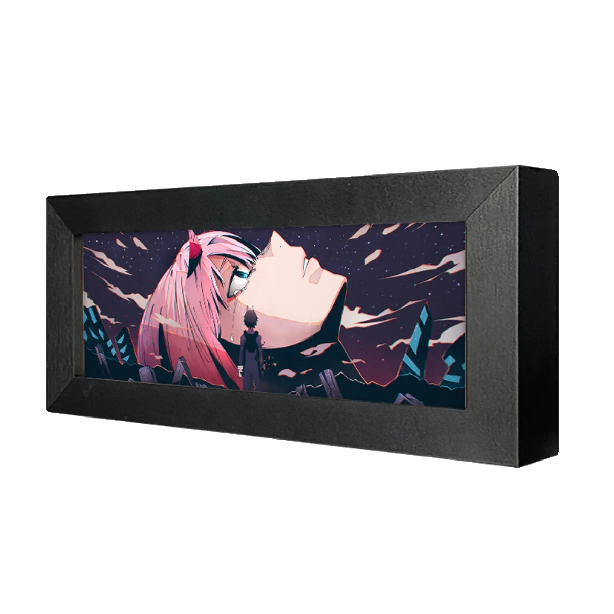 Anime DARLING in the FRANXX bande dessinée cadre fait à la main dessin animé 02 Figure ornement de bureau Fan Collection cadeau