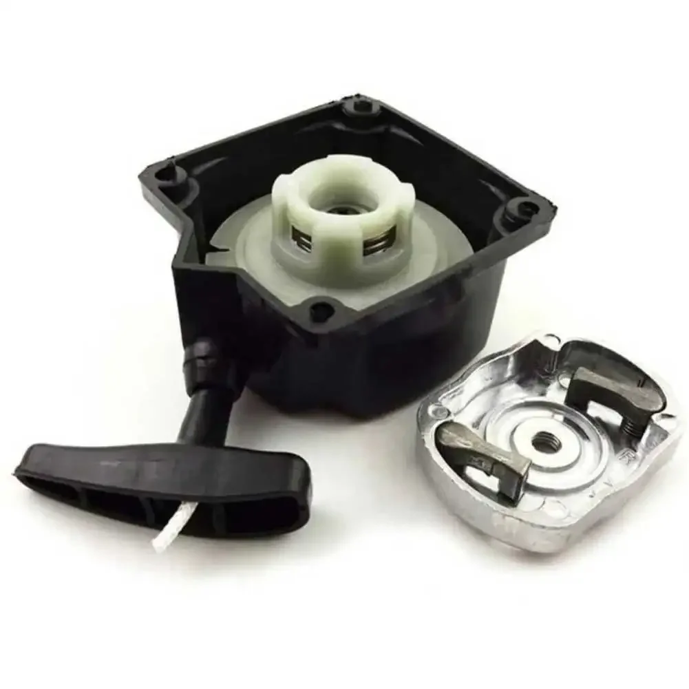 Recoil Starter Pull Kit for Brush Cutter 43CC 49CC 52CC Engines with Functional Spring and Pull Cord Replacement Parts