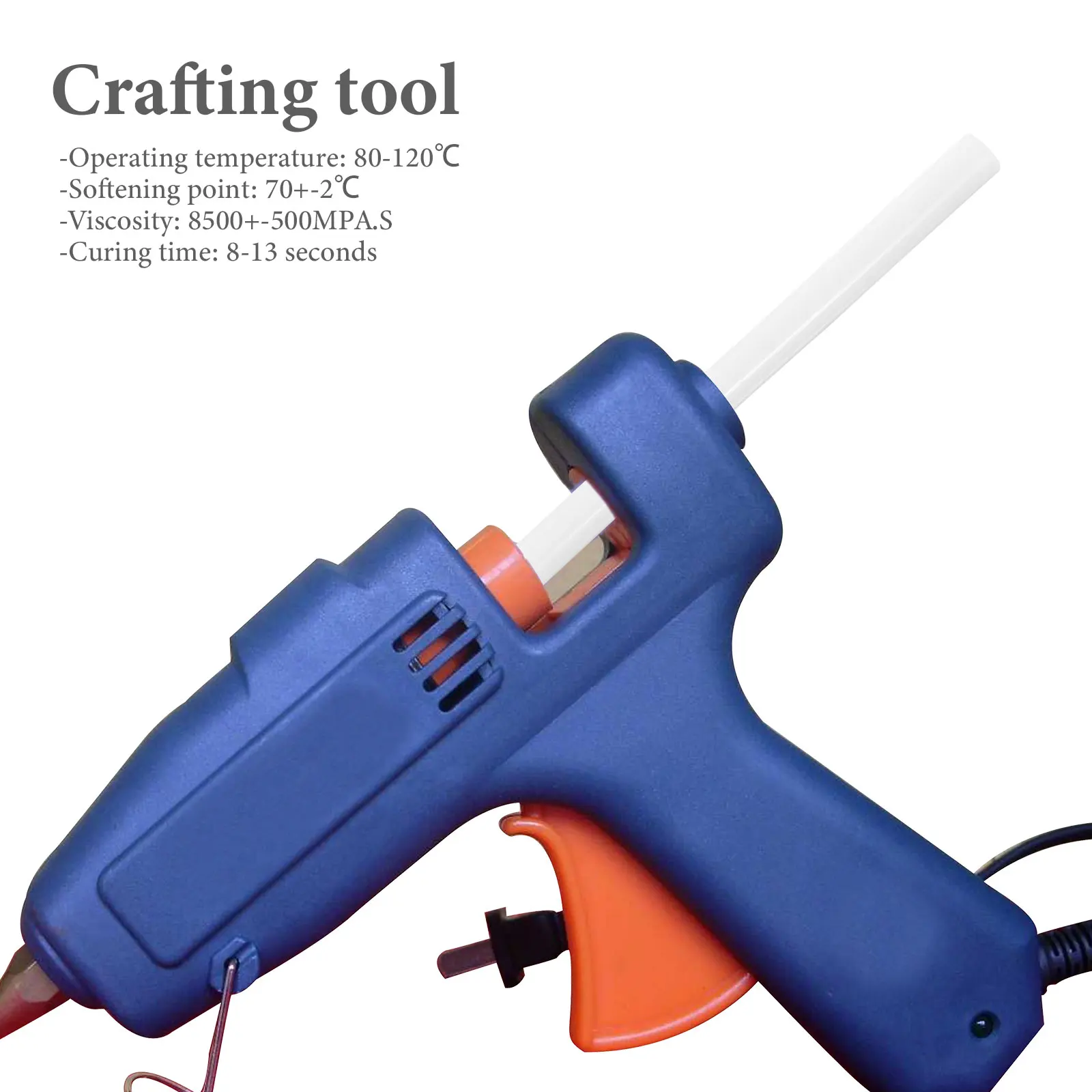 16pc Hot Melt Glue Sticks Super Adhesive Mini White Bulk Craft DIY Arts School Projects Home Repair Safe Material High