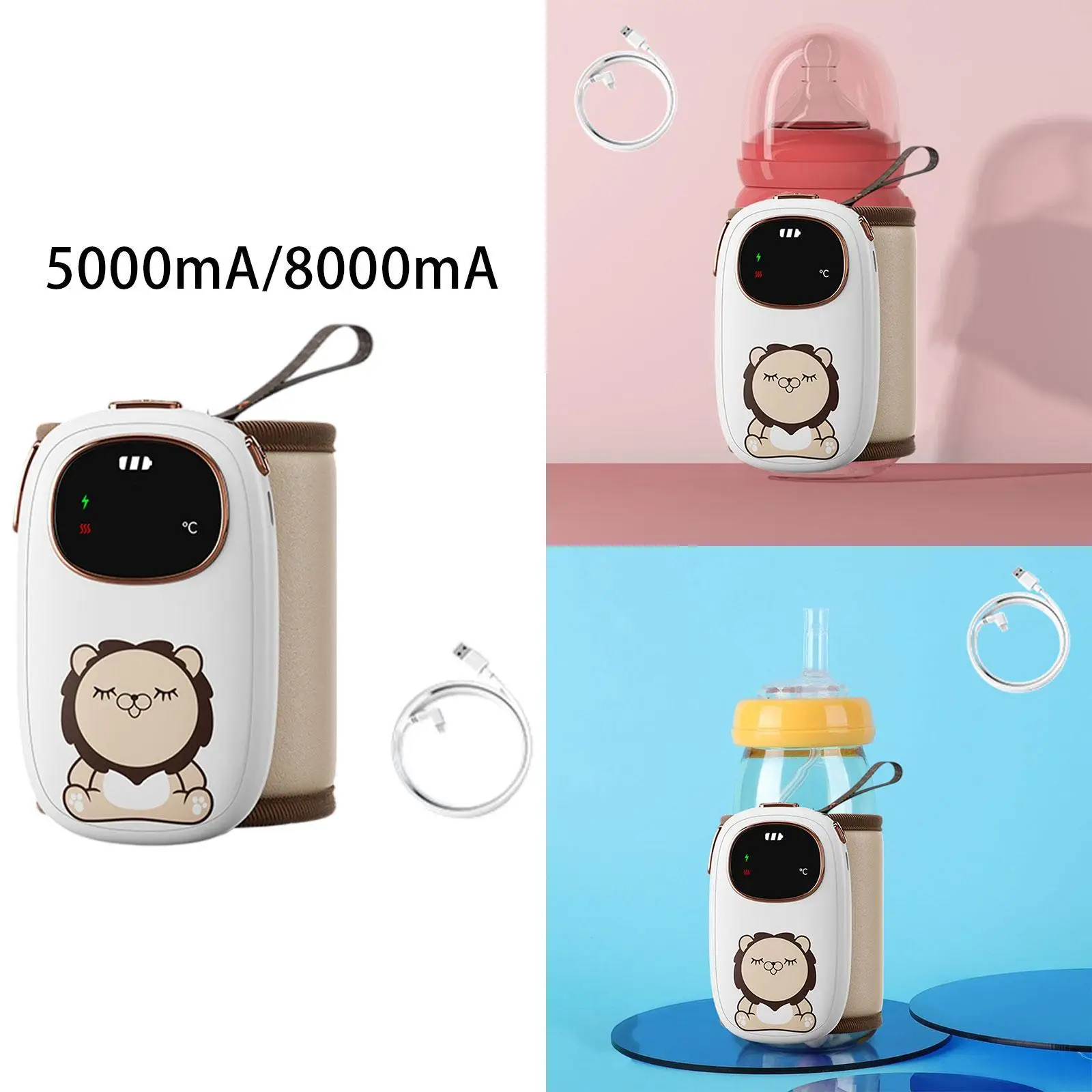 

Портативный подогреватель бутылочек, подогреватель бутылочек для кормления детей для выхода в дом в помещении