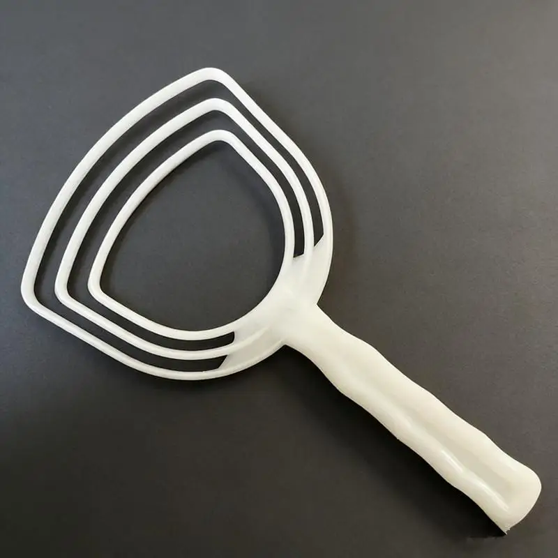 Home Kitchen Plastic Meat Scraper Manual Fish Scales Remover Handy White Bone Scraper Cleaning Tool for Chefs